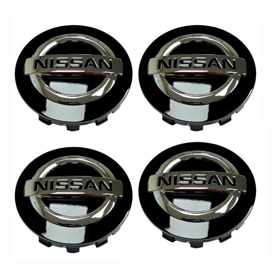 Echte neue Nissan Qashqai Wheel Center Cap Black Set von 4 2021> auf 40342 6HL6A