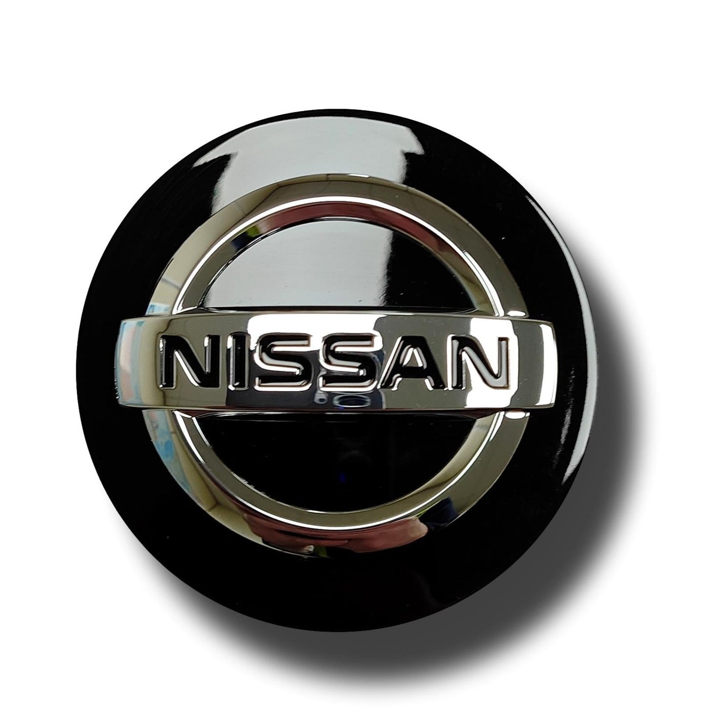 Véritable nouveau capuchon de centre de roue Nissan Navara noir, lot de 4 2014&gt;ON 40342 6HL6A