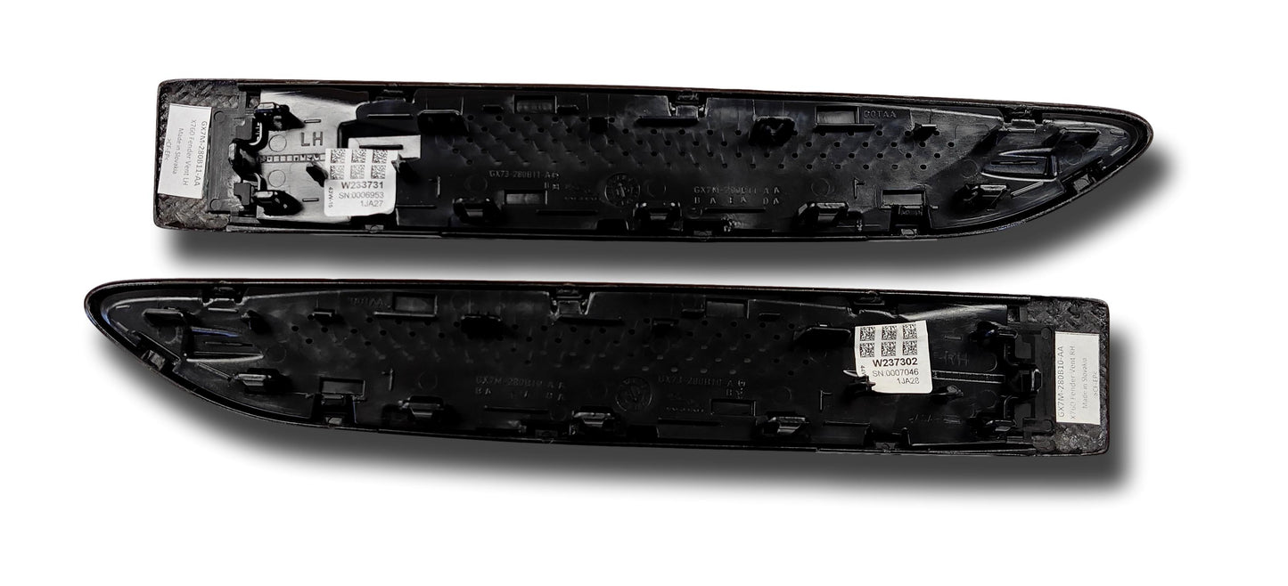 Genuine New Jaguar XE Carbon Wing Vents Carbon Fiber T2H6208 T2H6209