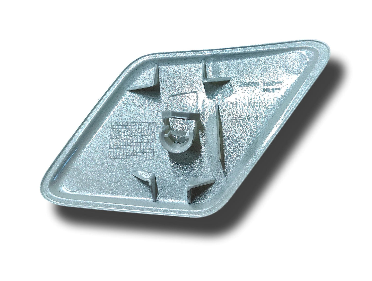 Nissan Qashqai Headlight Washer Jet Cover Right Hand Pearl White