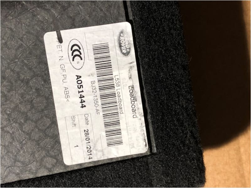 Genuine Range Rover Evoque Load Floor boot floor LR039099 BJ321350AF Norfolk Prestige Car Parts UK Ltd