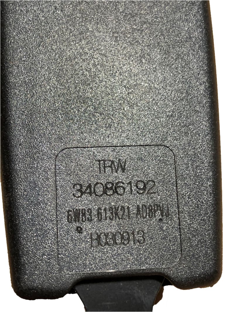 Genuine Jaguar XK Rear seat Buckle C2P17315LEG AM6W83613K21AD0LEG Norfolk Prestige Car Parts UK Ltd