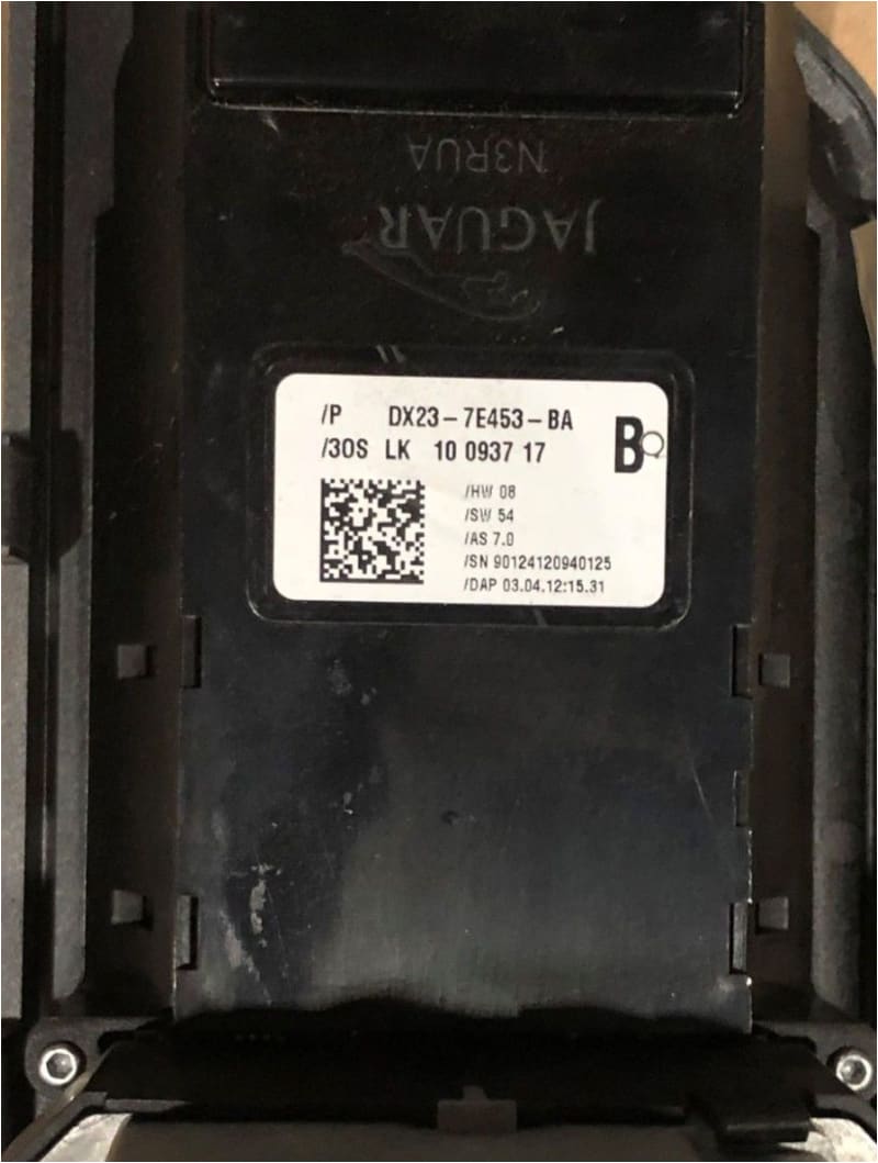 Genuine Jaguar XF Gear Selection module LHD 2.2 diesel 2.0 petrol DX237E453 Norfolk Prestige Car Parts UK Ltd