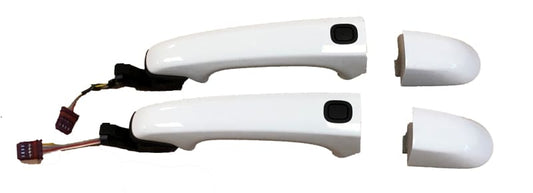 Genuine Jaguar XF Door Handle 2009 to 2015 pair White C2Z3509XXX 8X2322400ABW Jaguar OEM
