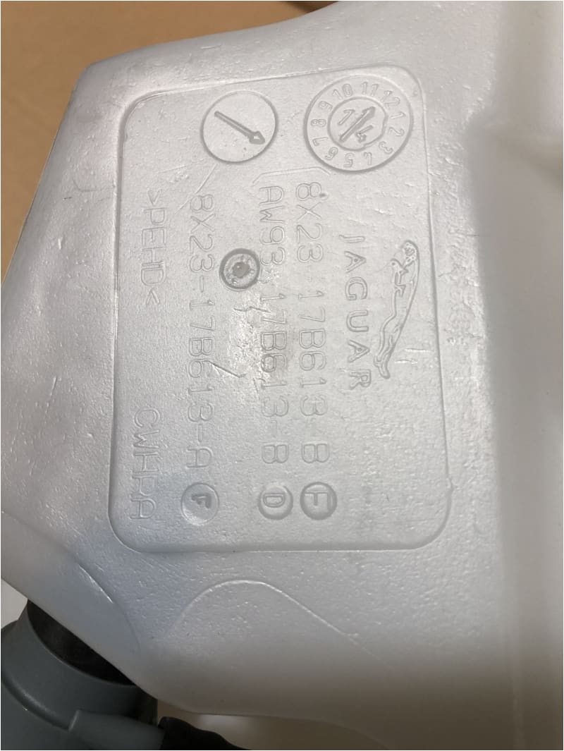 Genuine Jaguar XF Est XJ Screenwash Reservoir C2Z30984 DX2317B613AF Jaguar OEM