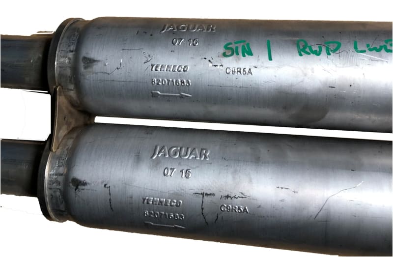 Genuine Jaguar XJ Intermediate exhaust pipe Rear Petrol C2D17098 DW935212BB Norfolk Prestige Car Parts UK Ltd