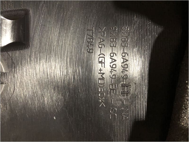 Genuine Jaguar XK Engine Cover 5.0 Supercharged 8W836A949 9w836A949 T2R20744 Jaguar