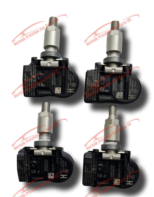 Jaguar F Pace TPMS Valves 4 Tyre Pressure Monitor Sensor TG1C C2D47173 GX631A189AA Jaguar