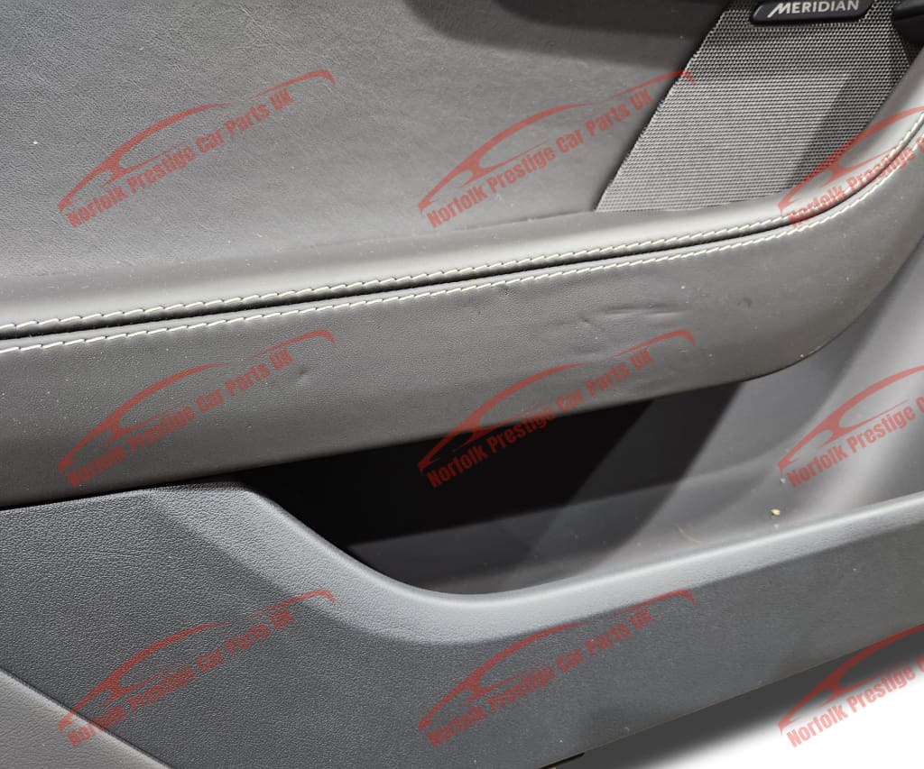 Jaguar F Type Door Card Left Side Hand Drive Jet / Ivory Stitch Door-Card