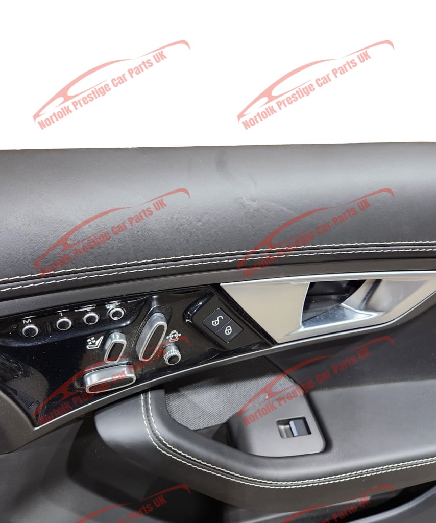 Jaguar F Type Door Card Right Side Left Hand Drive Jet / Ivory Stitch Door-Card