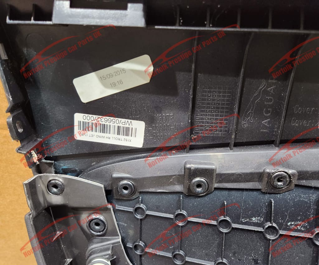 Jaguar F Type Door Card Right Side Left Hand Drive Jet / Ivory Stitch Door-Card