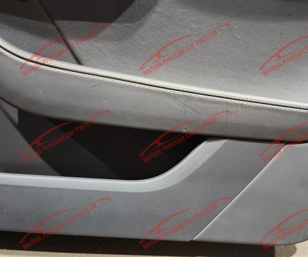 Jaguar F Type Door Card Right Side Left Hand Drive Jet / Ivory Stitch Door-Card