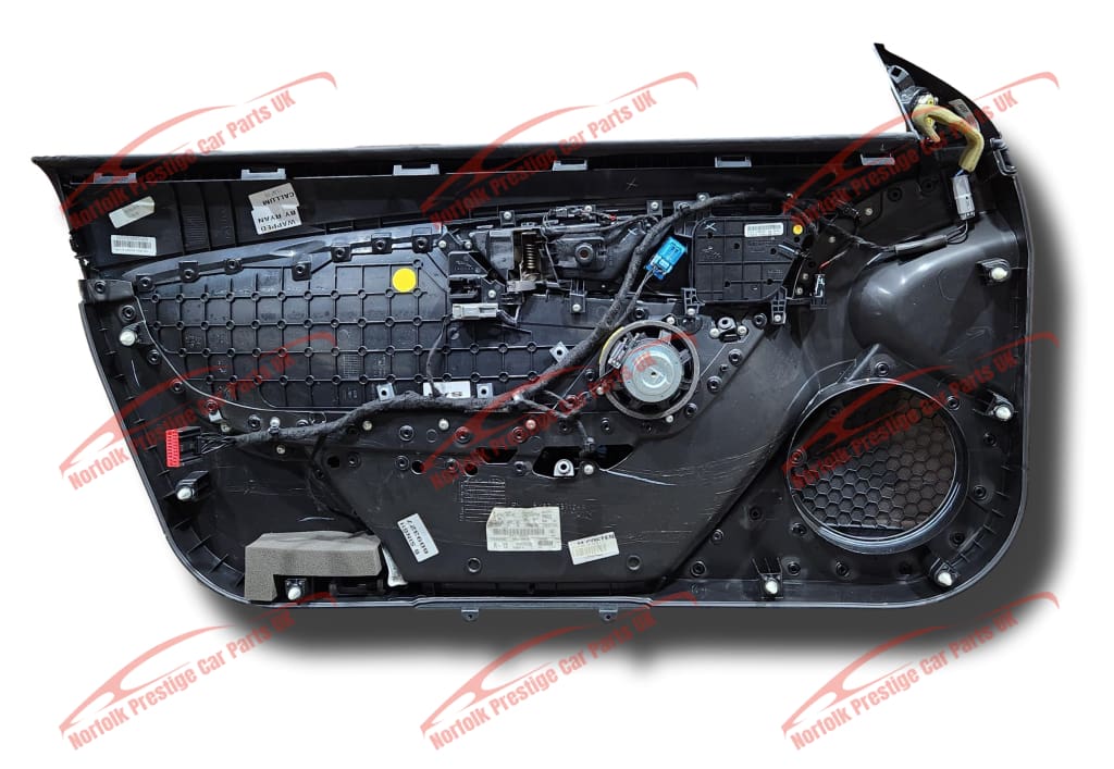 Jaguar F Type Door Card Right Side Left Hand Drive Jet / Ivory Stitch Door-Card