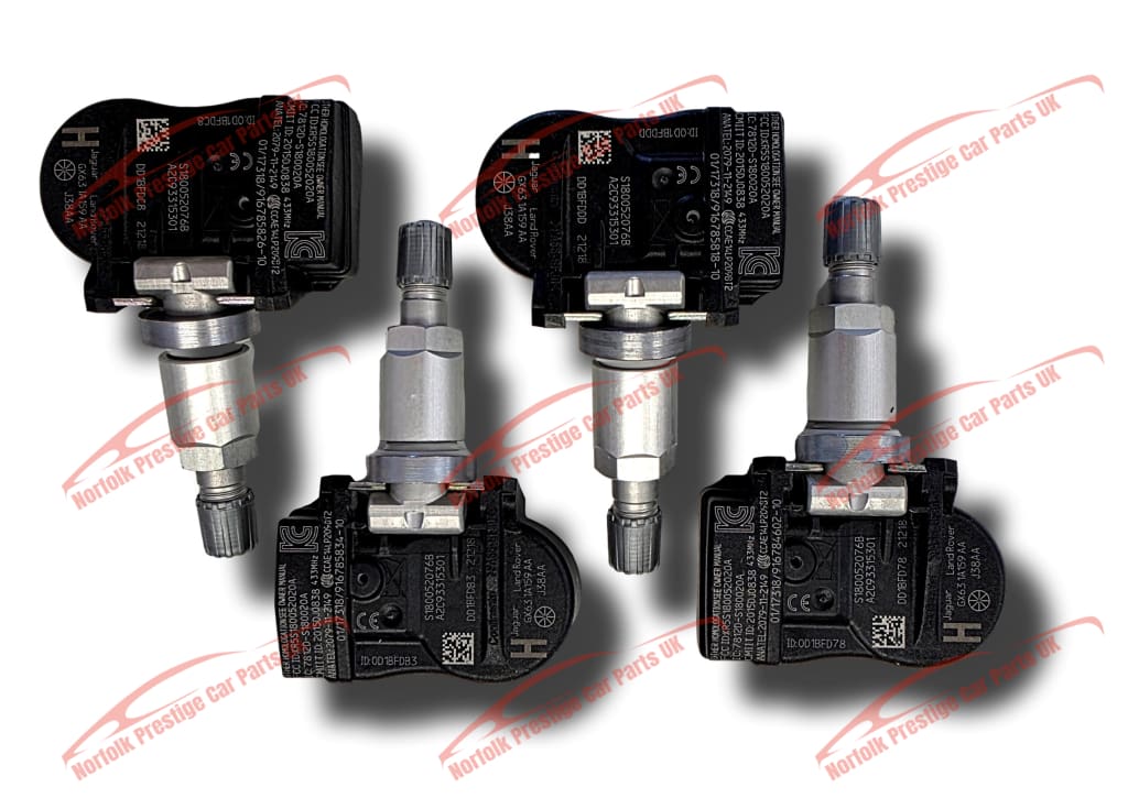Jaguar F Type TPMS Valves 4 Tyre Pressure Monitor Sensor TG1C C2D47173 GX631A189AA Vehicle Parts & Accessories Car