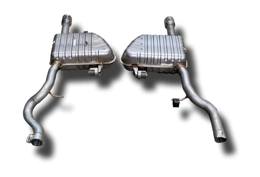 Jaguar Xf Exhaust Back Boxes Silencer 3.0 Supercharged T2H41053 T2H41055 2016> Exhaust