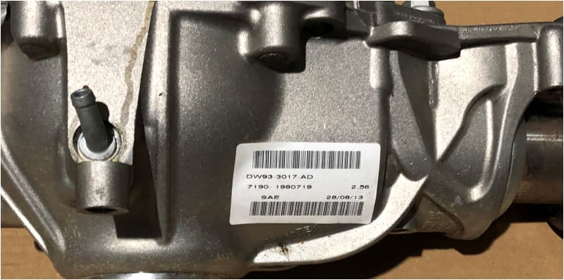 Jaguar XJ Front Differential 3.0 supercharged AWD 2010 on C2D44732 GX533017NB Norfolk Prestige Car Parts UK Ltd