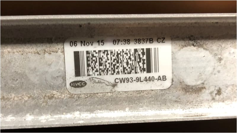 Jaguar XJ Intercooler Turbo 3.0 Turbo Diesel C2D43163 CW939L440AB Norfolk Prestige Car Parts UK Ltd
