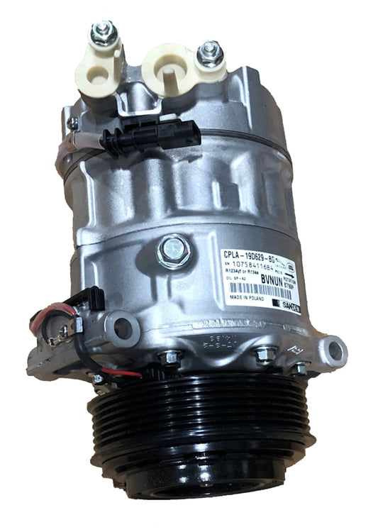 Land Rover Air Con Compressor Disco 4 sport, Evoque RR Sport LR112585 CPLA19D629BD Norfolk Prestige Car Parts UK Ltd