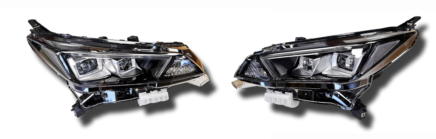 Faros delanteros LED Nissan Leaf originales nuevos 26060 5SJ5B y 26010 5SJ5B 2021&gt; encendido