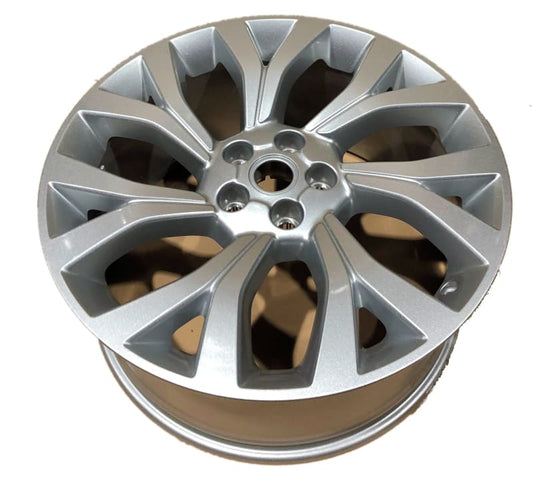 Range Rover 21" Style 5085 single Alloy Wheel Silver Finish Norfolk Prestige Car Parts UK Ltd