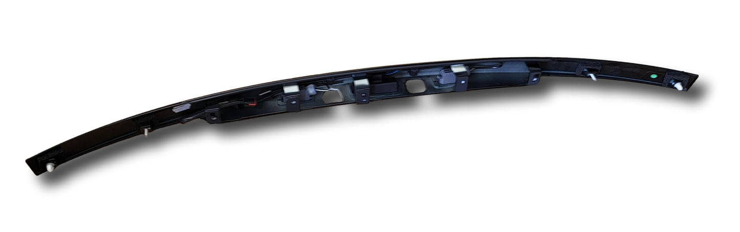 Embellecedor de maletero Jaguar XF Estate, negro brillante 2009-15 C2Z30759PEC