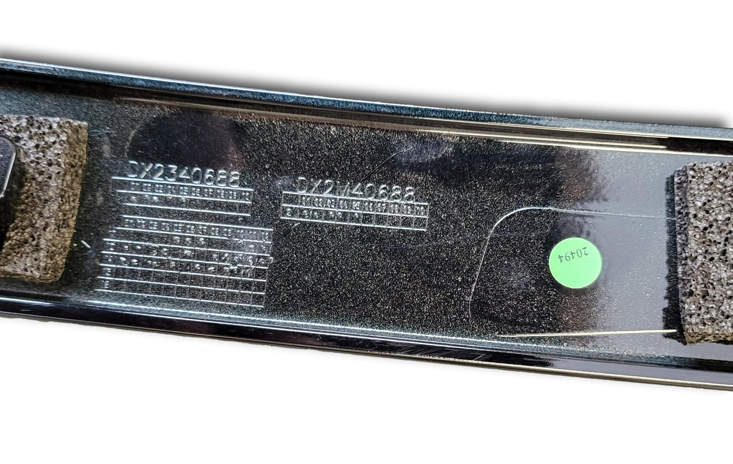 Embellecedor de maletero Jaguar XF Estate, negro brillante 2009-15 C2Z30759PEC