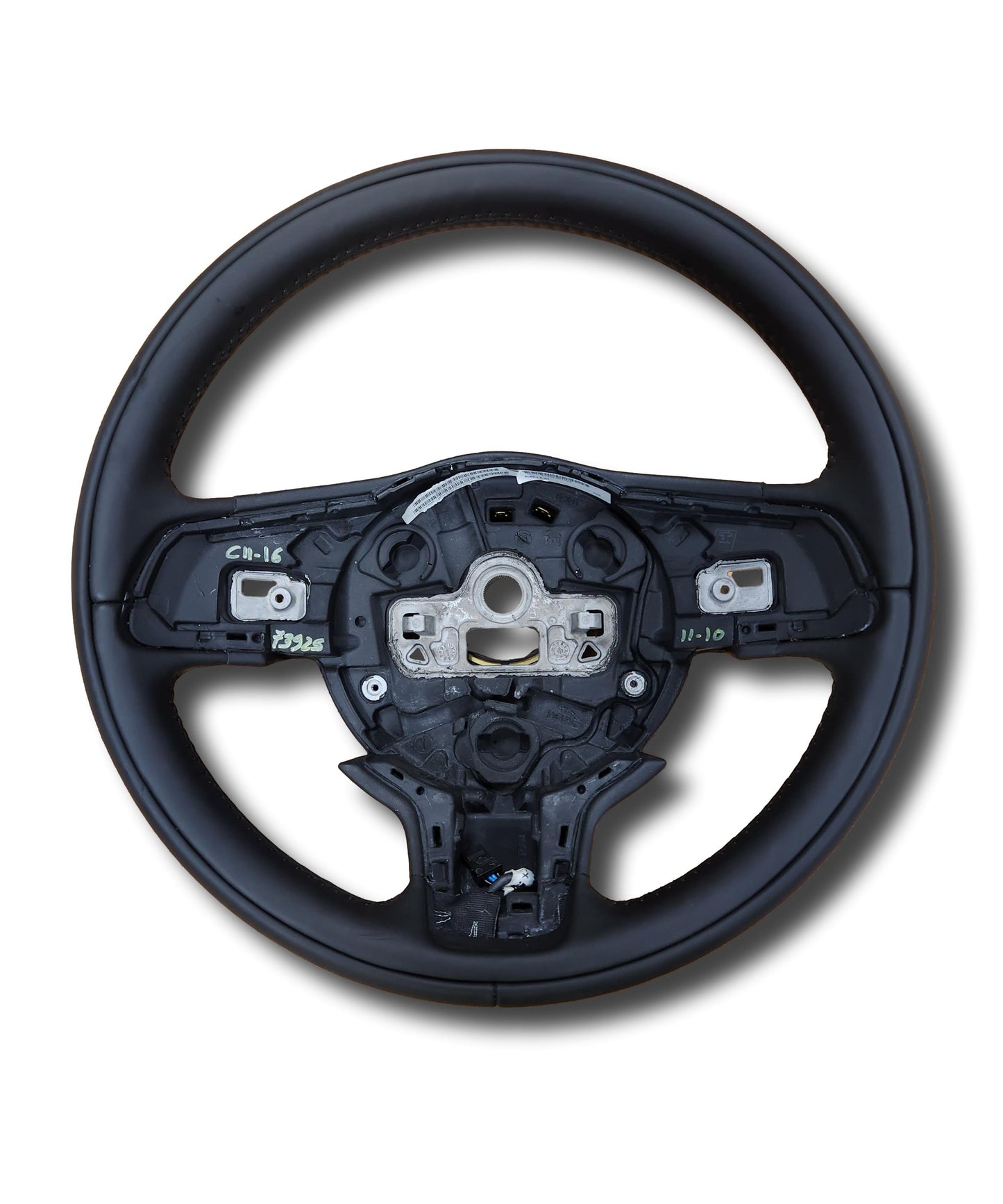 Jaguar XJ Leather Steering Wheel Ebony Heated 2010-19 C2D36140PVJ