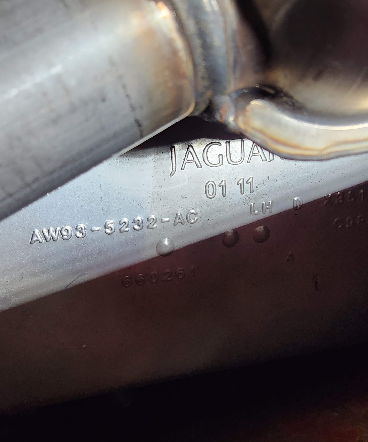 Jaguar XJ SCAPARE SILENCER 3.0 Diesel C2D2953 AW935232A