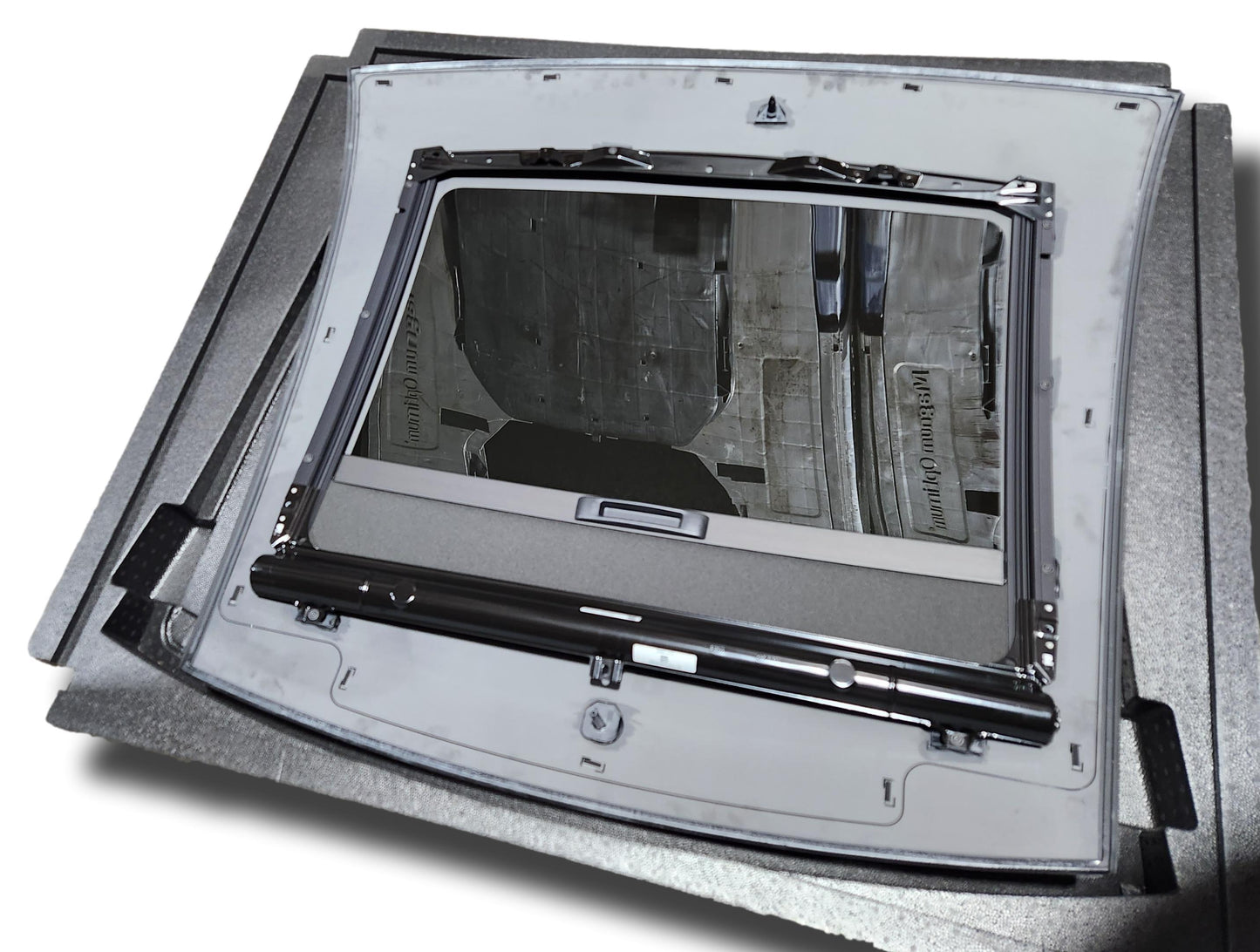 Jaguar F -Schiebedach -Glas -Panel und Rahmen T2R58107 T2R36223