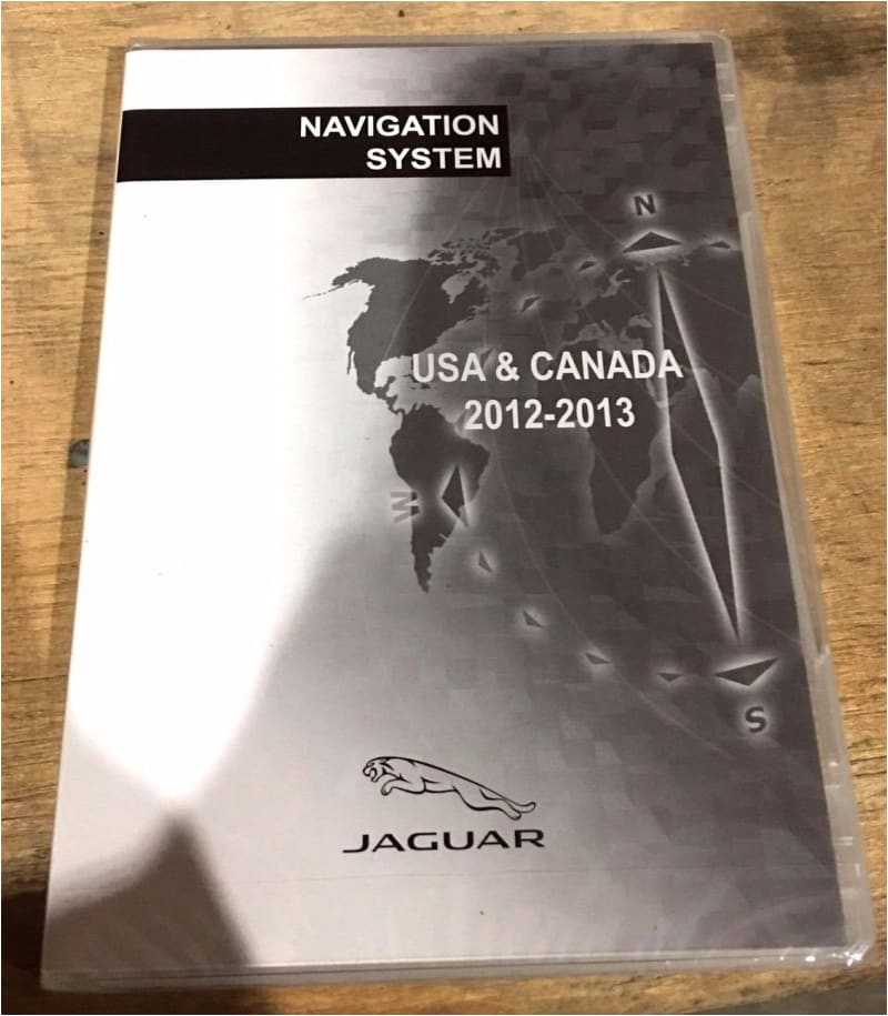 Genuine Jaguar USA CANADA NAV DVD 2012-2013 6W8310E898BJ Jaguar OEM