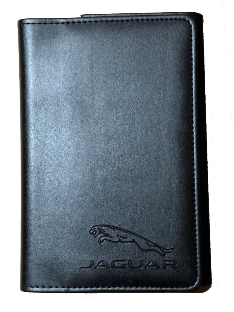 Genuine Jaguar XF Owners Handbook Leather wallet 2016 on Norfolk Prestige Car Parts UK Ltd