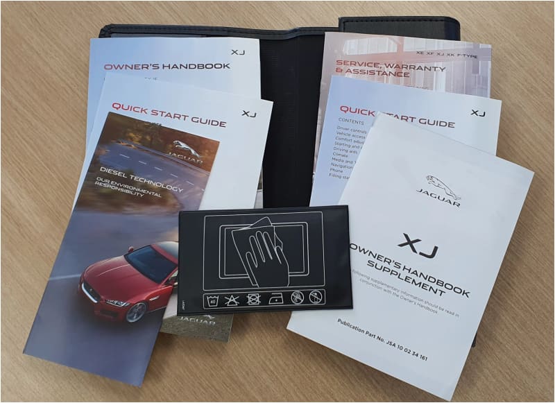 Genuine Jaguar XJ Manual Handbook 2010>on X351 English UK Norfolk Prestige Car Parts UK Ltd