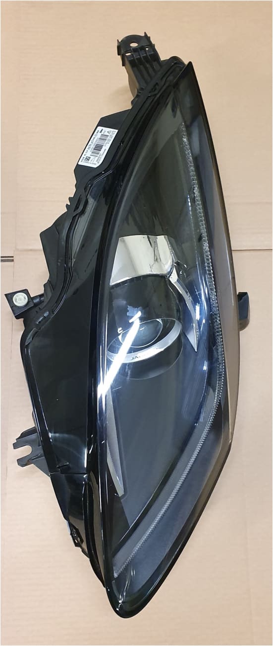Jaguar F Type Headlights EU Left Hand Drive HID Chrome Bezel Norfolk Prestige Car Parts UK Ltd