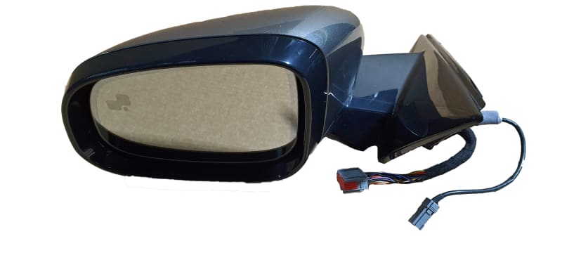 Jaguar XE Door  Mirror Left 2015>on Power Fold Auto Dip Grey Norfolk Prestige Car Parts UK Ltd