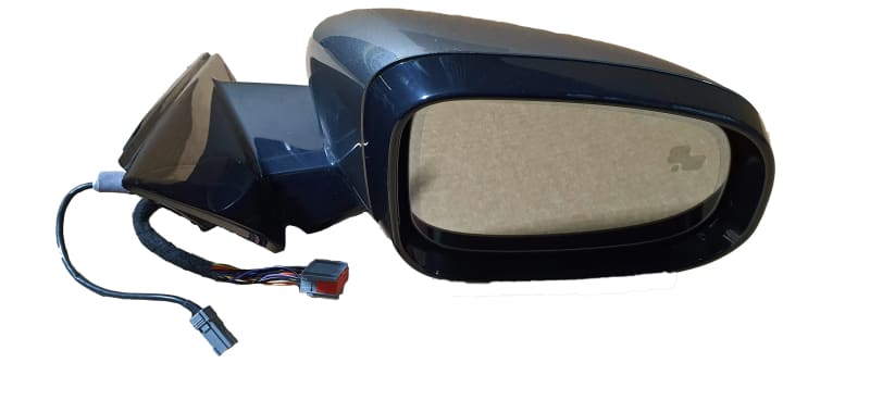 Jaguar XE Door Mirror RH 2015> Left Hand Drive Blind Spot Dip Fold Grey Norfolk Prestige Car Parts UK Ltd