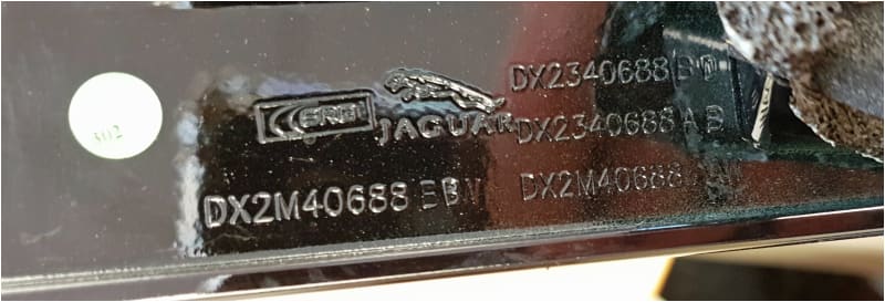 Jaguar XF Sportbrake Gloss Black Boot Finisher 2009-15 C2Z30759 DX2M40688 Norfolk Prestige Car Parts UK Ltd